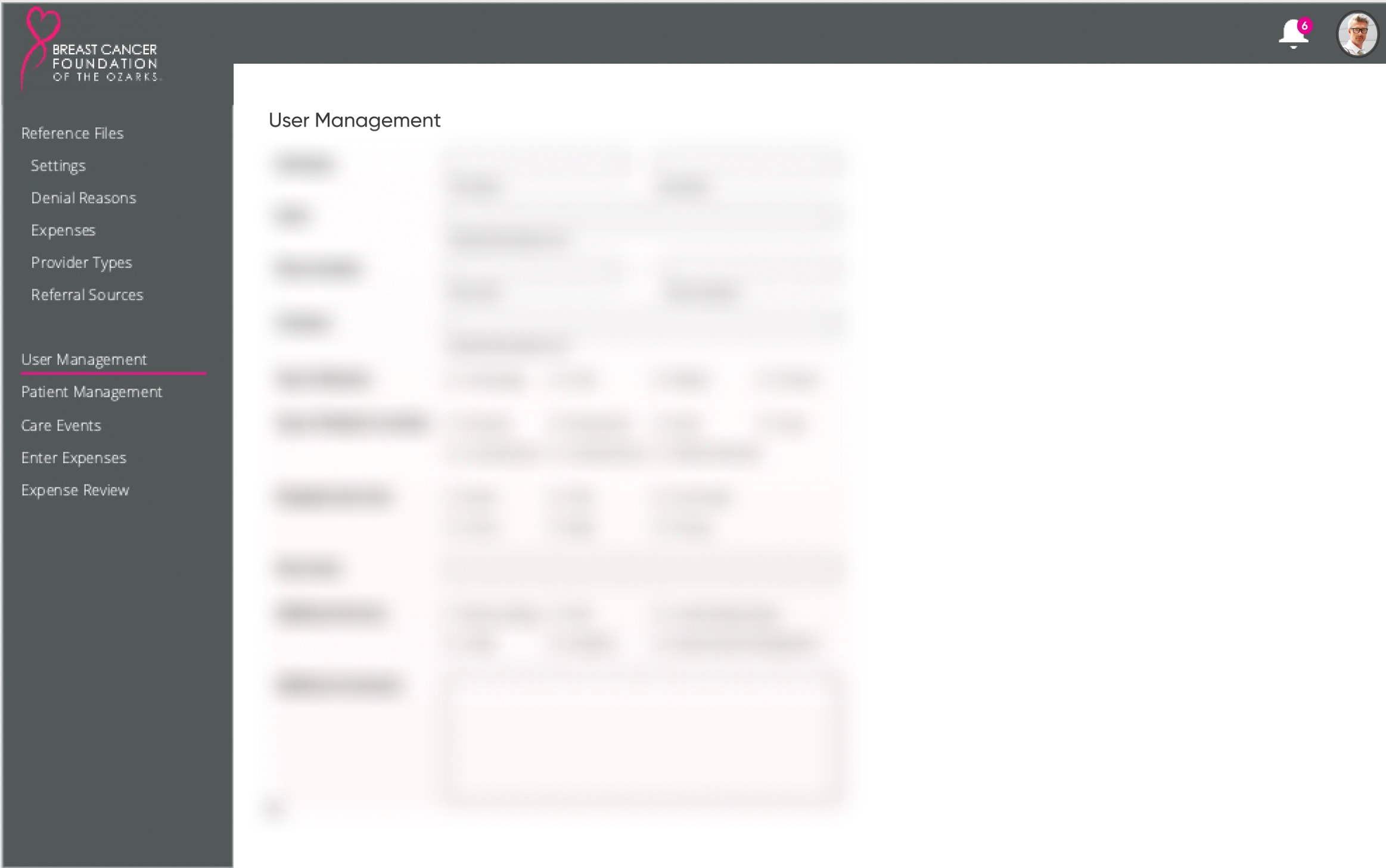BCFO office web application — bills approved management interface